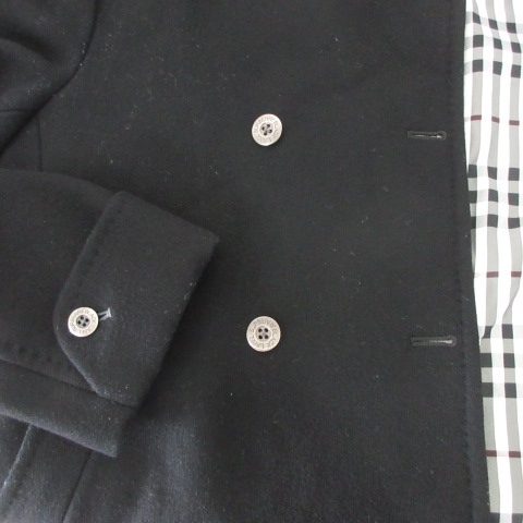 バーバリーブラックレーベル BURBERRY BLACK LABEL Pコート カシミヤ