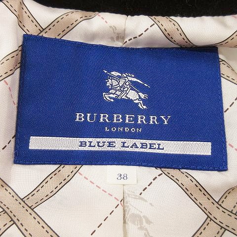 バーバリーブルーレーベル BURBERRY BLUE LABEL 美品 コート ショート 