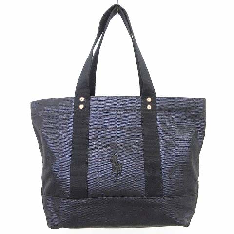 ポロ ラルフローレン POLO RALPH LAUREN 美品 キャンバス トートバッグ 