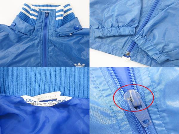 90s アディダスパステルブルースイングトップジャンバーブルゾン