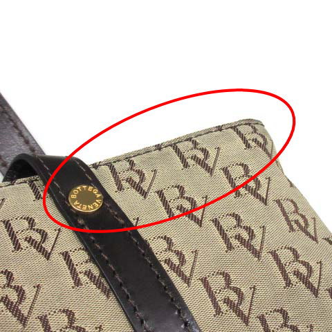 ボッテガヴェネタ BOTTEGA VENETA ハンドバッグ キャンバス マチ