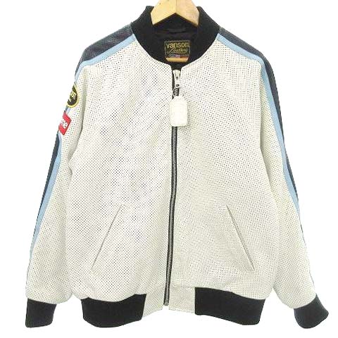 シュプリーム SUPREME × バンソン VANSON 20ss Perforated Bomber  