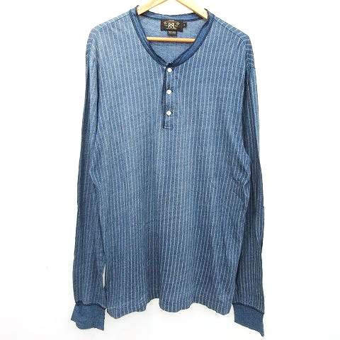 ダブルアールエル RRL ラルフローレン ヘンリーネック Tシャツ 長袖 