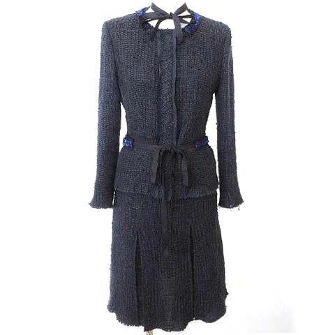 プラダ PRADA スーツ セットアップ 上下セット リネン ニット  