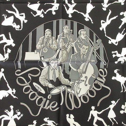 未使用品 エルメス HERMES タグ付き カレ 90 スカーフ BOOGIE