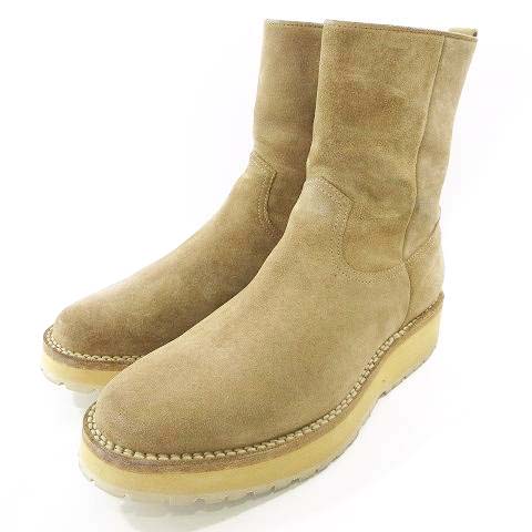 ノンネイティブ nonnative × MINEDENIM 22SS RANCHER ZIP UP BOOTS 