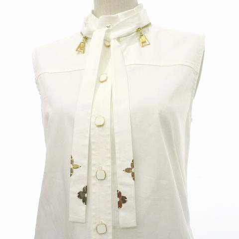 新品・未使用】Chloé クロエ ボウタイブラウス 38 イタリア製 ルイ 
