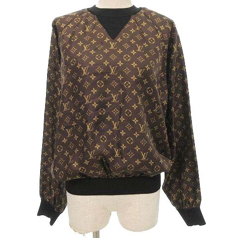 ルイヴィトン LOUIS VUITTON 21AW モノグラム シルク プルオーバー 