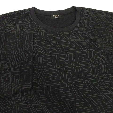 フェンディ FENDI 美品 20SS Tシャツ 半袖 ズッカ FF バーディゴ柄 