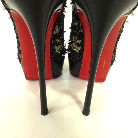 クリスチャンルブタン Christian louboutin 美品 ブーティ レース 