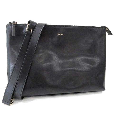 ポールスミス PAUL SMITH 美品 シティエンボス 2WAY クラッチ ショルダ 