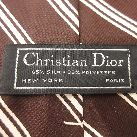 【新品未使用✨️】クリスチャンディオール ブラウン トロッター柄 メンズ ネクタイ Dior クリスチャンディオール ネクタイ ブラウン トロッター柄