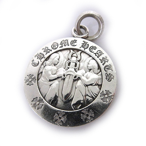 クロムハーツ CHROME HEARTS エンジェルメダル ラージ ペンダント 