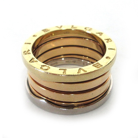 ブルガリ BVLGARI 美品 ビーゼロワン Bzero1 リング 4バンド 指輪  