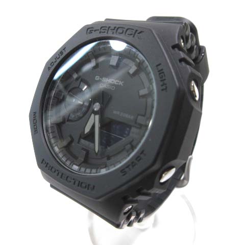 カシオジーショック CASIO G-SHOCK 美品 腕時計 GA-2100-1AJF カーボン 
