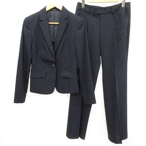 コムサイズム Comme Ca Ism 美品 パンツスーツ セットアップ 上下セット ジャケット シングル 1b 背抜き シャドーストライプ フォーマル M 紺 ネイビー Nvw レディース 052 ベクトルパーク コムサイズム Comme Ca Ism 美品 パンツスーツ セットアップ 上下セット ジャケット シングル 1b 背抜き シャドーストライプ フォーマル M 紺 ネイビー Nvw レディース 052 ベクトルパーク