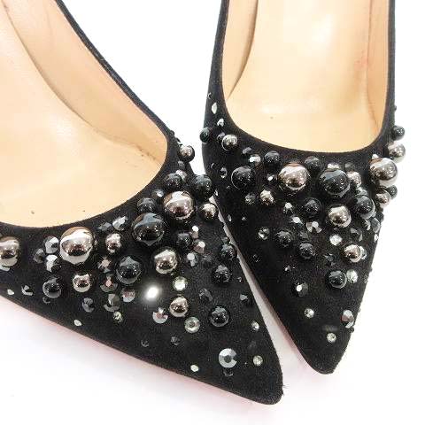 未使用品 クリスチャンルブタン Christian louboutin パール ビジュー 