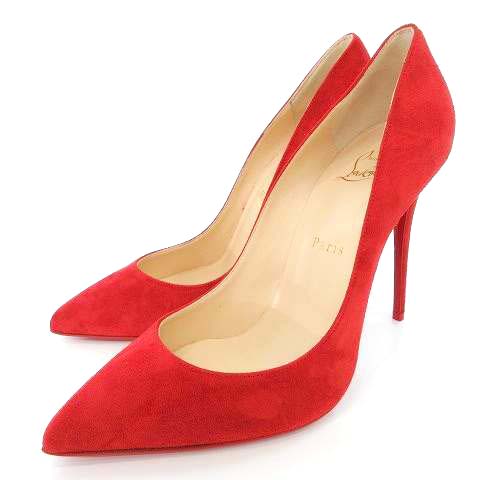 クリスチャンルブタン Christian louboutin スエード パンプス ポイン 