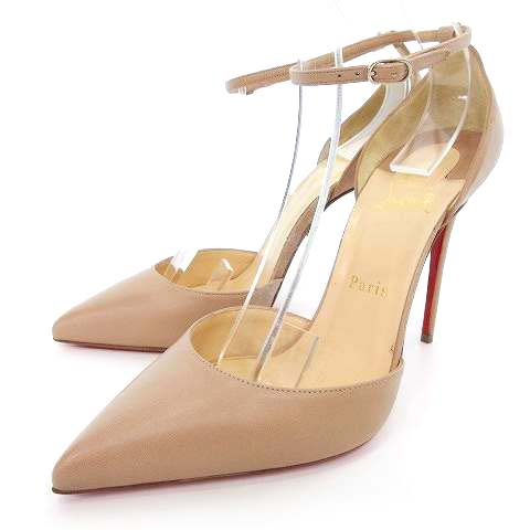 クリスチャンルブタン Christian louboutin 美品 ストラップ パンプス 