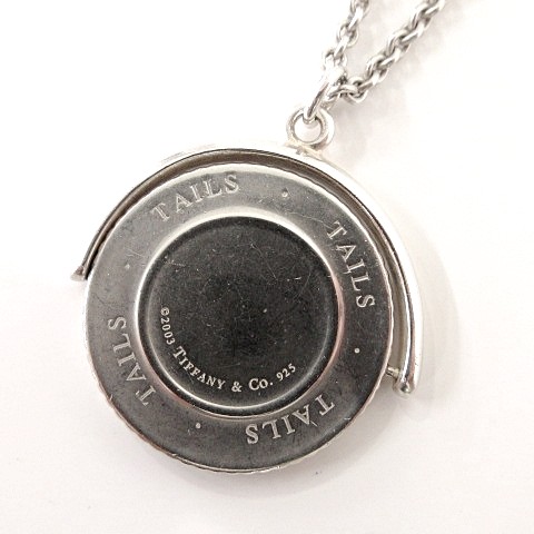 ティファニー TIFFANY & CO. HEADS or TAILS シルバー 925 ネックレス 