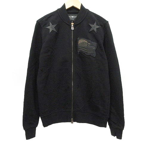ハイドロゲン HYDROGEN 17AW スウェット ブルゾン レザー スター 