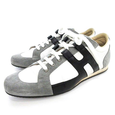 エルメス HERMES TIE BREAK スニーカー 111173ZH スエード × レザー H 
