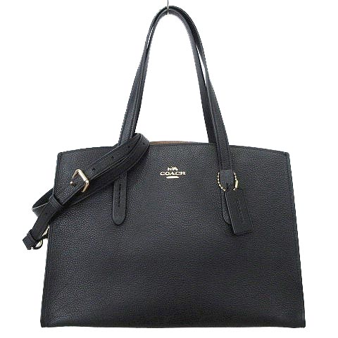コーチ COACH 美品 2WAY トートバッグ 25137 チャーリー キャリー 