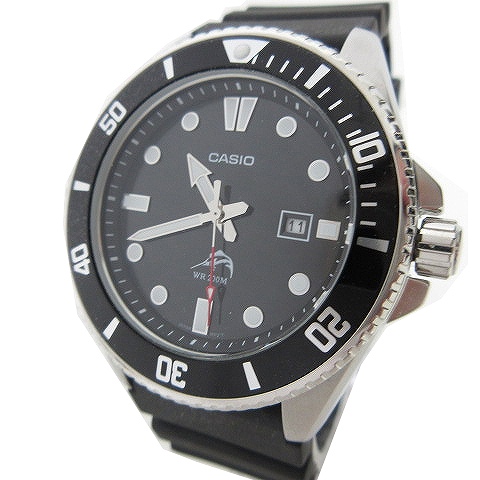 カシオ CASIO 美品 ダイバーウォッチ MDV-106 腕時計 WR200m 回転 