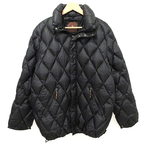 【美品】 MONCLER ダウン 茶タグ キルティング 黒 ジャケット アウター MONCLER 茶タグ ダウン