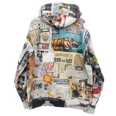 シュプリーム SUPREME 美品 21SS Dash s wall Hooded Sweatshirt 