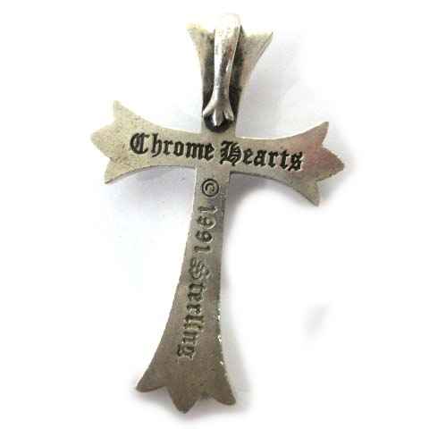 クロムハーツ Chrome Hearts クロスヘッド 結い上げ 1991刻印 シルバー