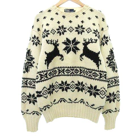 ラルフローレン RALPH LAUREN ハンドニット セーター ノルディック柄 