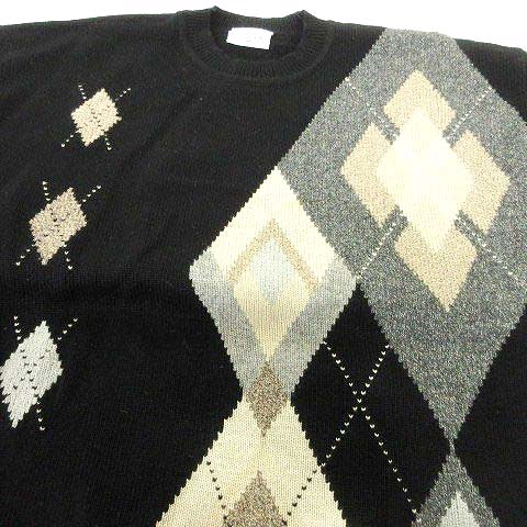 ダンヒル dunhill Sport カシミヤ ニット セーター アーガイル プル 