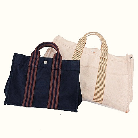 エルメス HERMES トートバッグ 2点セット フールトゥ(小) エールライン  
