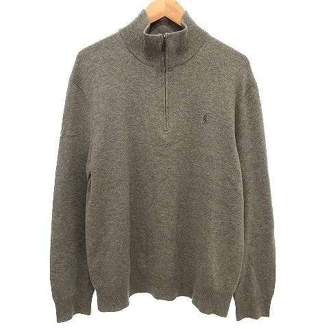 ポロ ラルフローレン POLO RALPH LAUREN 美品 ハーフジップ エルボー 