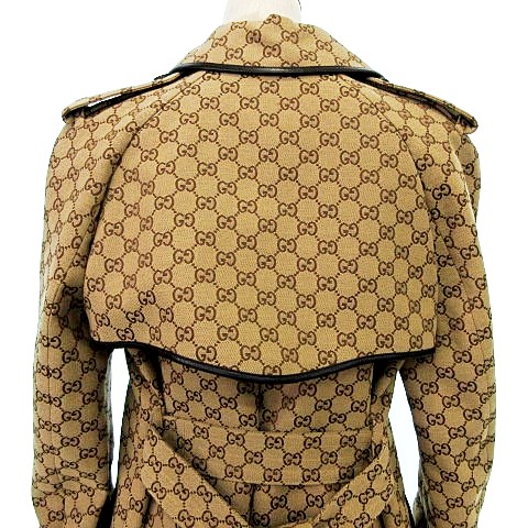 グッチ　トレンチコート GUCCI 【美品】 / グッチ | 総裏地 ベルト付き ロングトレンチ