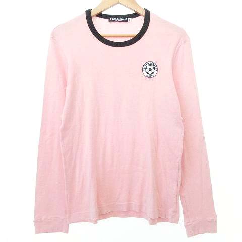極美品DOLCE & GABBANA ドルチェアンドガッパーナピンクTシャツ 極美品DOLCE & GABBANA ドルチェアンドガッパーナピンクTシャツ