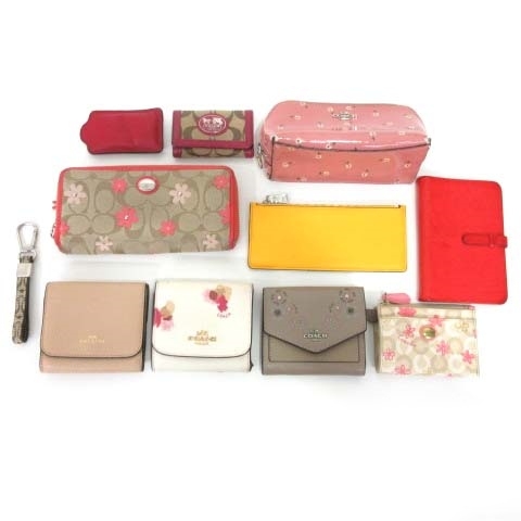 コーチ COACH 財布 小物 11点 まとめ ペーパーウェイト 手帳カバー 