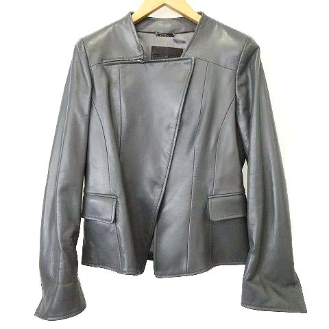 未使用品 ジョルジオアルマーニ GIORGIO ARMANI タグ付 ラムレザー 