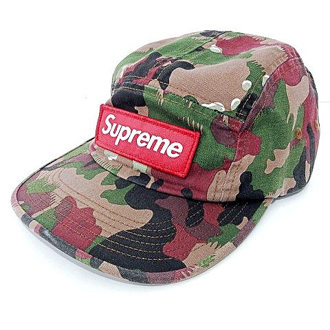 シュプリーム SUPREME 17SS Military camp cap CAMO キャンプ キャップ 
