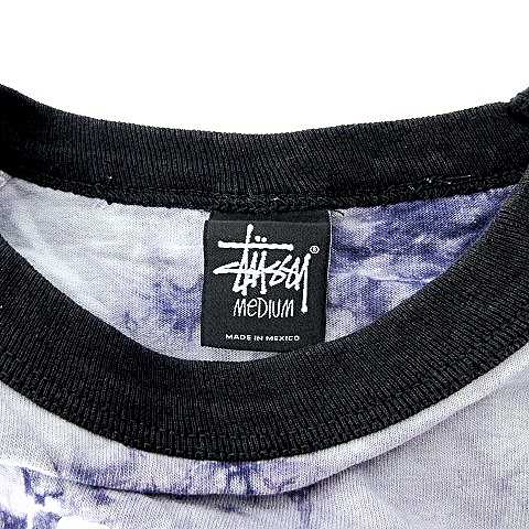 STUSSY ロンT 長袖 Tシャツ タイダイ ラグラン STUSSY ロンT 長袖 Tシャツ タイダイ ラグラン