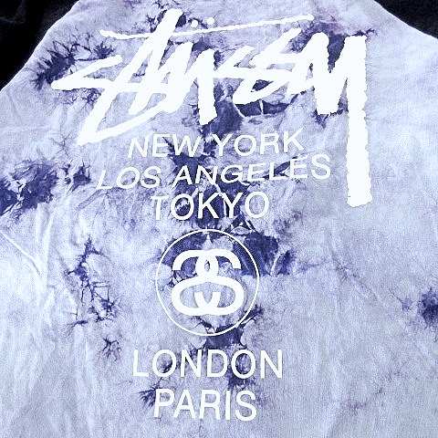 ステューシー STUSSY ラグラン Tシャツ 七分袖 ワールドツアー 