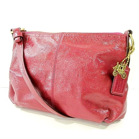 コーチ COACH ショルダーバッグ パテントレザー エナメル 15728 