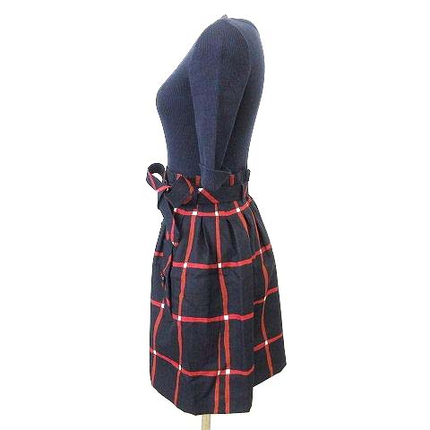 バーバリーブルーレーベル BURBERRY BLUE LABEL ドッキング ワンピース 