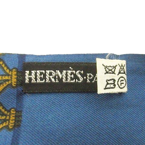エルメス HERMES マルジェラ期 シルク ストール フリンジ ロープ柄