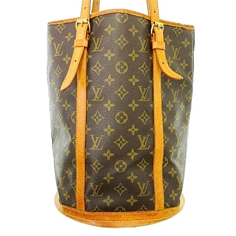 ルイヴィトン LOUIS VUITTON 廃盤 モノグラム バケット GM ショルダー 