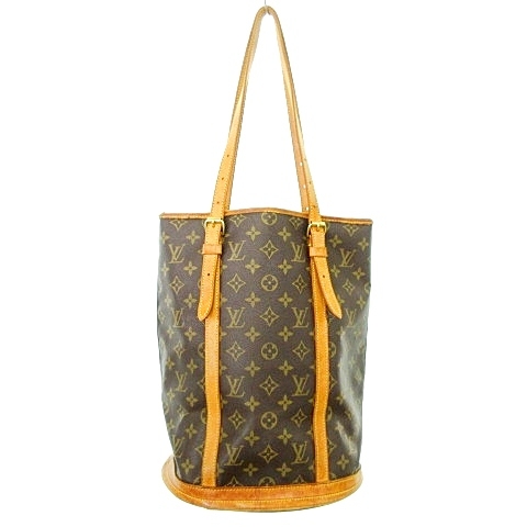 ルイヴィトン LOUIS VUITTON 廃盤 モノグラム バケット GM ショルダー 