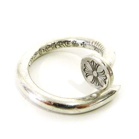 クロムハーツ CHROME HEARTS 釘 リング ネイルリング 指輪 925  