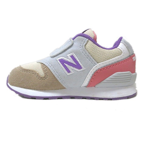 New Balance 996 スニーカー ベージュ/青/ピンク ベビー 【NEW BALANCE】 ニューバランス 12-165 IZ996SP3(W
