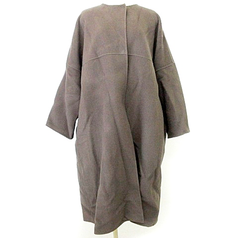 MICA & DEAL Aラインウールリバーコート MICA & DEAL Aラインウールリバーコート MICA & DEAL Aライン